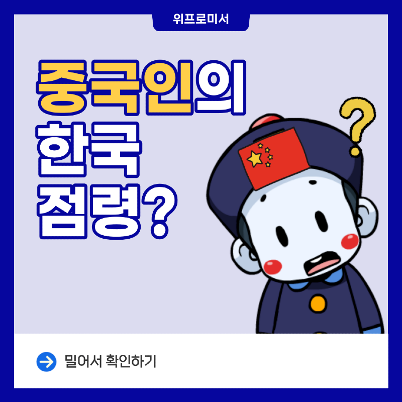 중국인의 한국 점령?