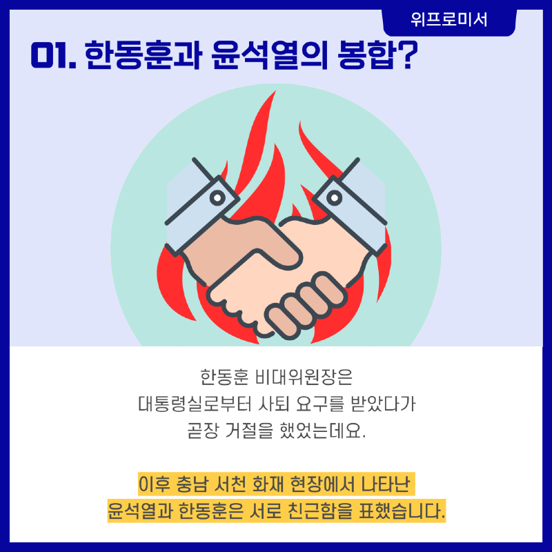 한동훈과 윤석열?