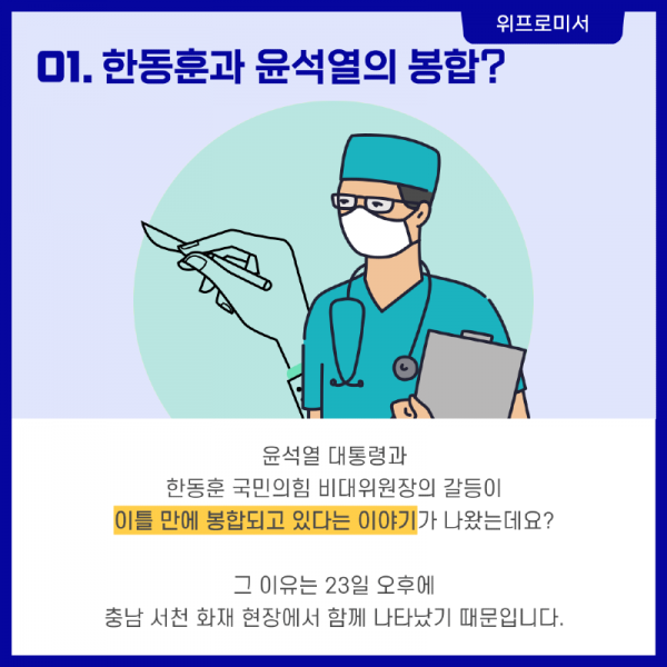 한동훈과 윤석열?